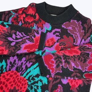 Carriage Court Women's Sweater Made In USA Super Unique Vibrant‎ colors